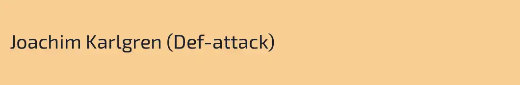 Joachim Karlgren (Def-attack)
